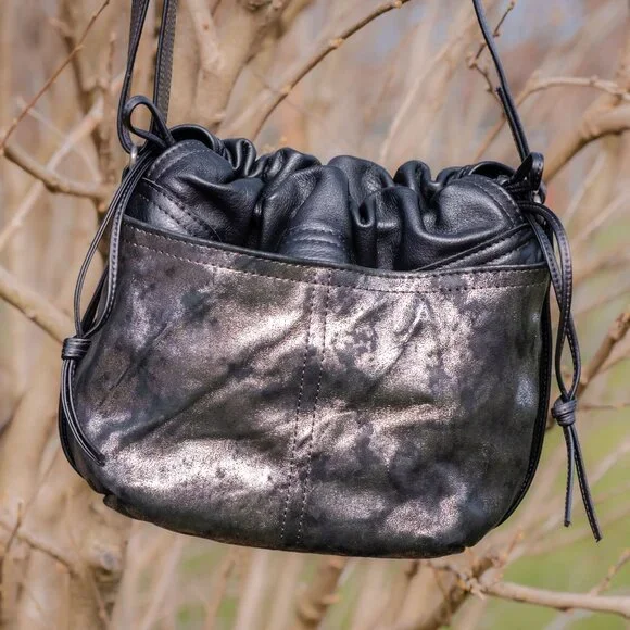 Rough & Tumble -Baby Borough Black with Gilded Pockets & Purple Lining - Picture 4 of 13